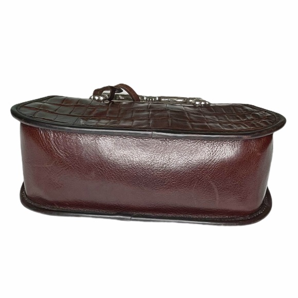 Brighton Vintage Croc Embossed Florentina Mini Bag - Picture 3 of 4